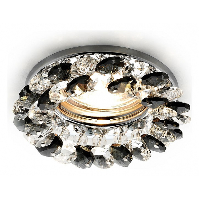 Встраиваемый светильник Ambrella Crystal K206 K206 BK/CH