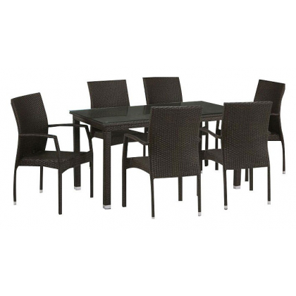 Набор уличный T256A/Y379A-W53 Brown 6Pcs