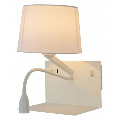 Бра с подсветкой Arte Lamp 1056 A1056AP-2WH