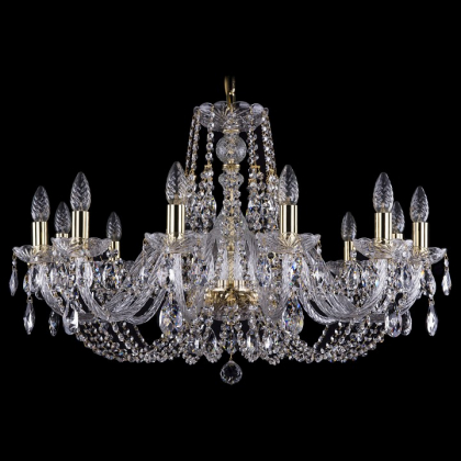 Подвесная люстра Bohemia Ivele Crystal 1406 1406/12/300/G