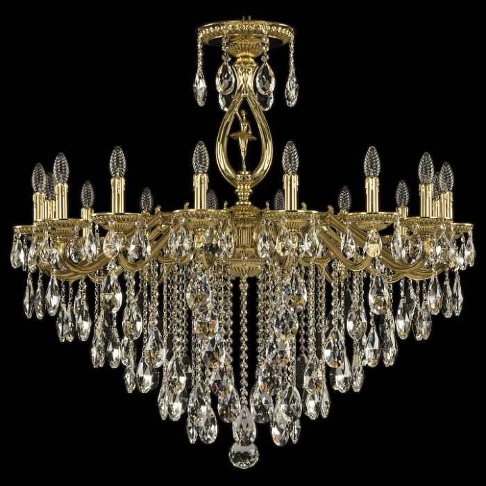 Подвесная люстра Bohemia Ivele Crystal 7502 75402/16/360 B G FD2B