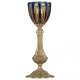 Настольная лампа декоративная Bohemia Ivele Crystal 7100 71100L/15 FP P1 Amber-Blue/H-1H