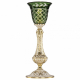 Настольная лампа декоративная Bohemia Ivele Crystal 7100 71100L/15 GW P2 Clear-Green/H-1J