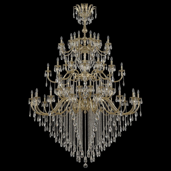 Подвесная люстра Bohemia Ivele Crystal 7218 72118/32+16+16/755/3d B G Y3