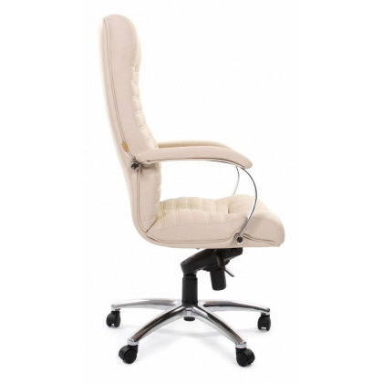 Кресло компьютерное Chairman 480 бежевый/хром, черный