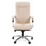 Кресло компьютерное Chairman 480 бежевый/хром, черный